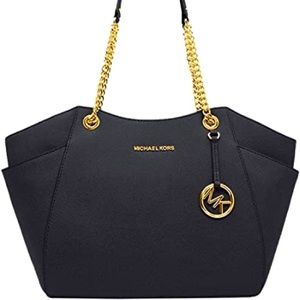 Michael Kors Jet Set Large Saffiano Leather Shoulder Bag